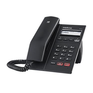 Imagem de Telefone IP Intelbras TIP 125I com Display Gráfico 128 x 32 Pixels e Teclas com LED Preto 1 Unidade