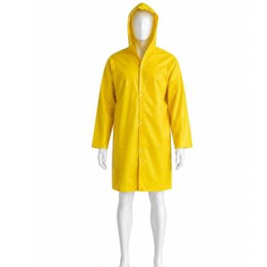 Imagem de Capa De Chuva Amarela Pvc Forrada Brascamp Ca 28449 Tamanho Exg, Amare