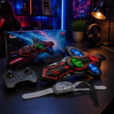 Imagem de Espada Voadora LED com Controle Remoto Recarregável Brinquedo Interati