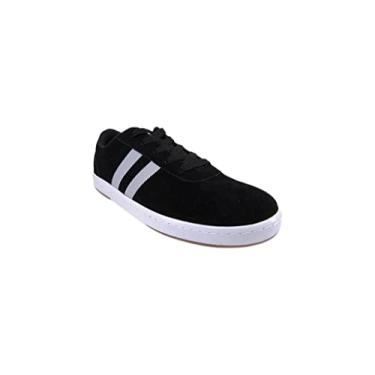 Imagem de Tênis Moviz Casual Listra Masculino Cor:Preto+Branco;Tamanho:40