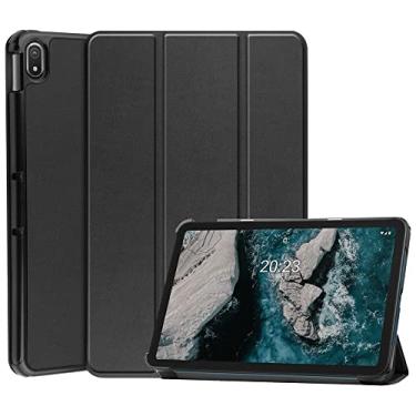 Imagem de Kepuch Couro-PU Capas Bolsas Estojos para Nokia T20 10.4" - Preto