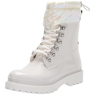 Imagem de NINE WEST Keepit3 Bota de Chuva Feminina, Branco, 7