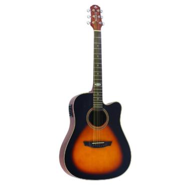 Imagem de Violão Eletroacústico Aço Folk SD200C HBS Sundburst Fosco Strinberg
