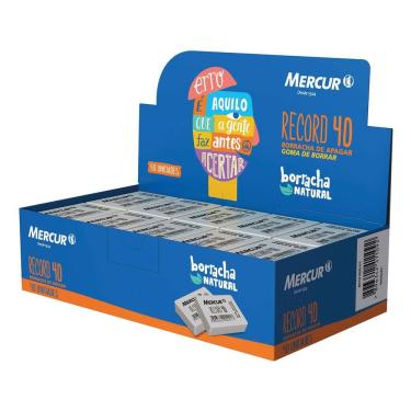 Imagem de Pacote 40 Borracha (branca) Record Branca Mercur