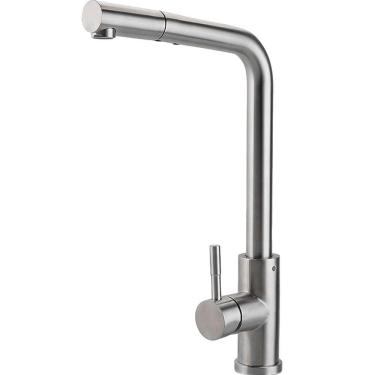 Imagem de Torneira Para Cozinha Gourmet Misturador Monocomando Extensível Gurupi Pingoo.casa - Prata