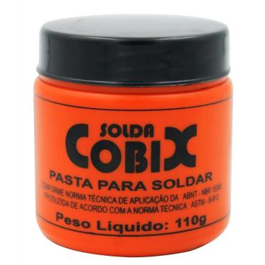 Imagem de Pasta Cobix Solda 110g Decapagem Fluxo Mistura Pastosa