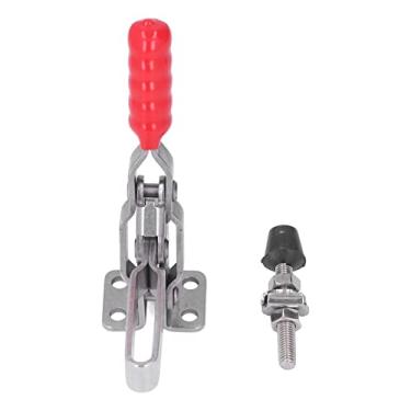 Imagem de Grampo ajustável, aço inoxidável 227kg força de aperto punho antiderrapante grampo rápido de liberação rápida, para operação mecânica