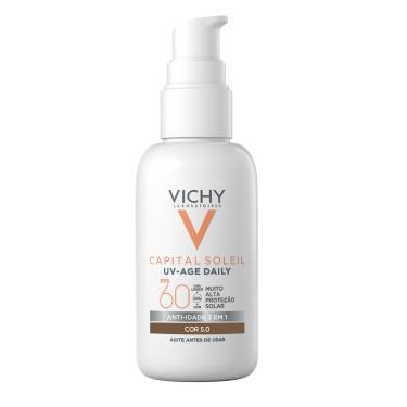 Imagem de Protetor Solar Facial Vichy UV-Age Daily Cor 5.0 FPS 60 40g 40g