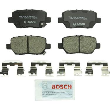 Imagem de BOSCH BC1090 QuietCast Conjunto de pastilhas de freio a disco de cerâmica premium - compatível com Acura RL selecionado; TRASEIRA