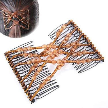 Imagem de Pente De Cabelo Mágico Pente De Decoração De Beleza De Cabelo Mágico (Marrom)