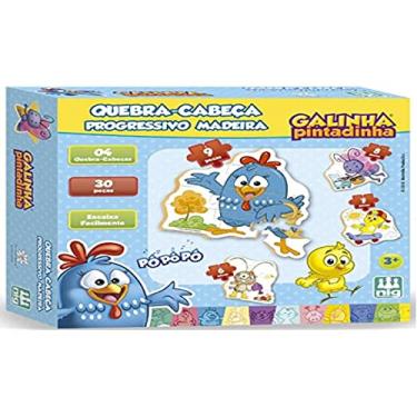Imagem de Quebra-Cabeça Progressivo Galinha Pintadinha, Nig Brinquedos