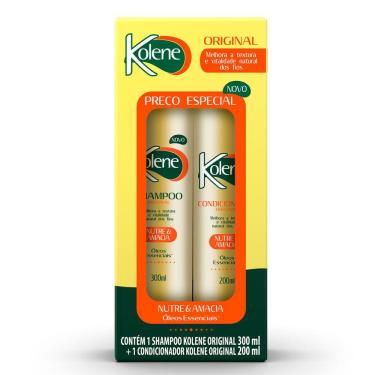Imagem de Kit Shampoo 300Ml+Condicionador 200Ml Kolene 