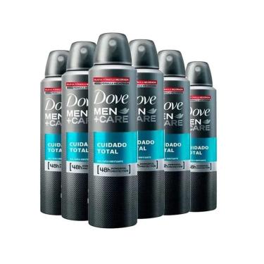 Imagem de Kit Desodorante Aerosol Dove Men Care Cuidado Total 89g 6 Unidades