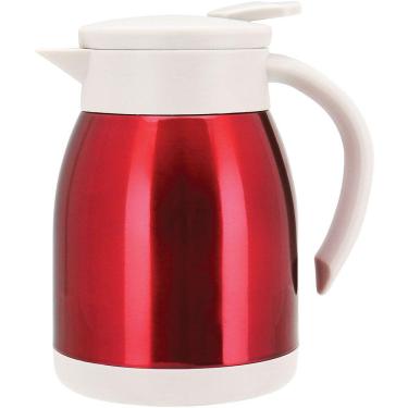 Imagem de FIRENZE GARRAFA TÉRMICA 17x15x11cm 600ml INOX VERMELHO PAREDE DUPLA