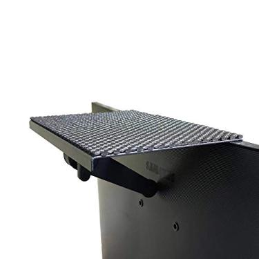Imagem de YOKEPO Suporte de montagem de prateleira superior de TV de 20 cm, montagem ajustável em monitores para guardar caixas de cabo, Apple TV, câmera, dispositivos de transmissão, caixas de mídia, console de jogos e decoração de casa, preto