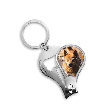 Imagem de Cachorro japonês bonito fotografia animal cortador de unhas abridor chaveiro tesoura