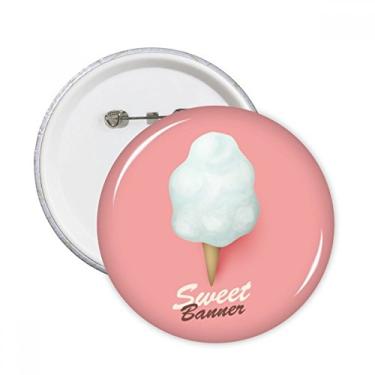 Imagem de Enorme cones de ovos, sorvete, picolé, alfinetes redondos, emblema, acessório, decoração, 5 peças