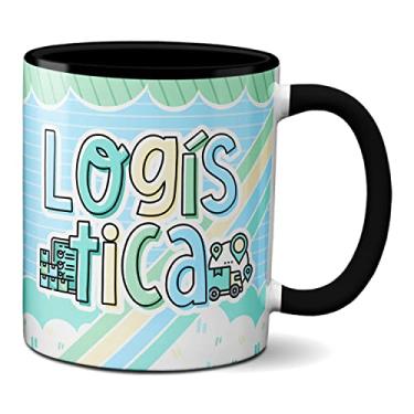 Imagem de Caneca Profissional De Logística Presente Warehouse Criativo (Preta)