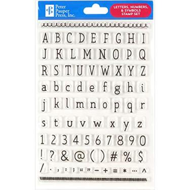 Imagem de Letters, Numbers & Symbols Clear Stamp Set