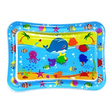 Imagem de Wennzy Tapete aquático inflável de PVC para bebês meninos e meninas, tapete de água inf...