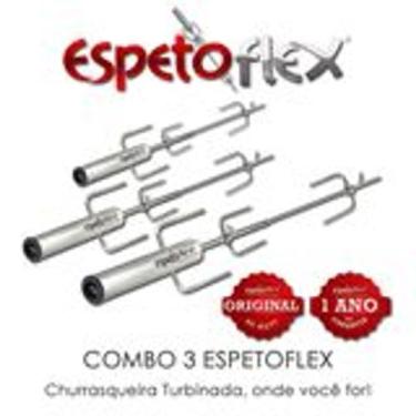 Espetoflex Espeto Giratório Movido A Pilha Original o Melhor Churrasco -  Espeto - Magazine Luiza