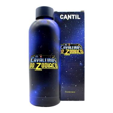 Imagem de Cantil De Metal 550ml - Cavaleiros Do Zodiaco - Zona Criativa