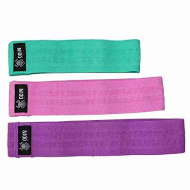 Imagem de Kit com 3 Faixas Elásticas de Exercício Hip Band Odin Fit