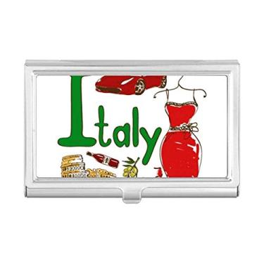 Imagem de Carteira de bolso com estampa de marco nacional da Itália