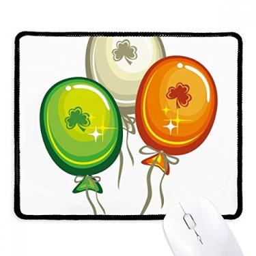 Imagem de Mousepad Clover Balloon Ireland St. Patrick's Day Tapete de borracha para jogos