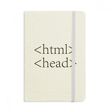Imagem de Caderno de anotações em HTML oficial de tecido com capa dura para agenda clássica