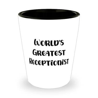 Imagem de Epic Recepcionistas, maior recepcionista do mundo, copo de shot de Natal para recepcionistas