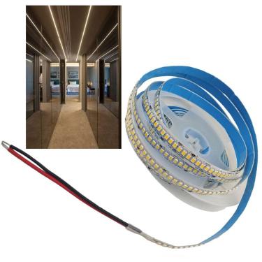 Imagem de Fita Led 240Leds 16W 4000K Sala Quarto Gesso Sanca Teto Rebaixado Decoraçao Iluminaçao Ambiente Interno Externo