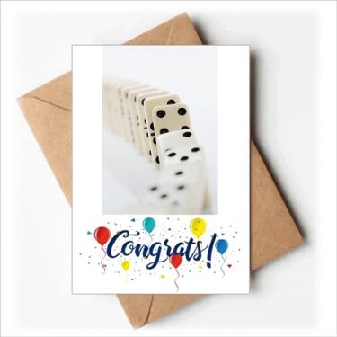 Imagem de DIYthinker Cartões de casamento com fotos de Pai Gow Donoes Gambling Envelopes de felicitações