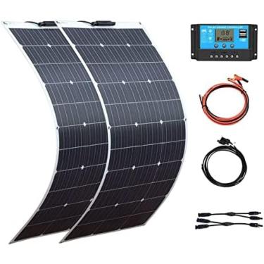Imagem de Painel De Energia Fotovoltaica 500W 2PCS Painéis Solares, Painéis Solares Flexíveis Com Acessórios, Módulo De Alta Eficiência Carregador De Energia Fotovoltaica, Para Viagens Em Campervan,Bonny369