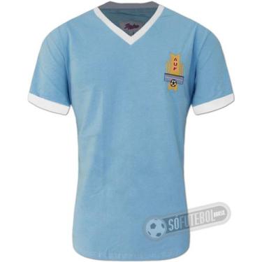 Imagem de Camisa Uruguai 1950 - Modelo I - Liga Retrô