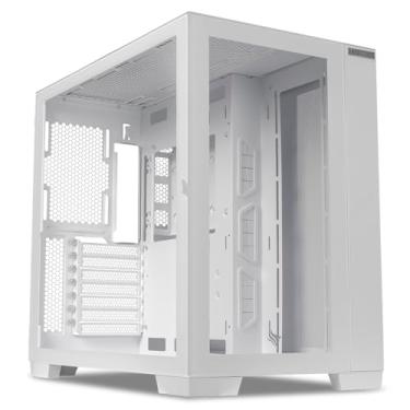 Gabinete Gamer Pichau HX600, RGB, Full-Tower, Lateral de Vidro, Branco,  PG-HX6-WH01