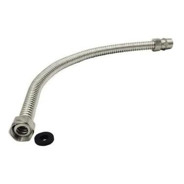Imagem de Flexível Para Água Quente - 1/2X1/2 Mxf 40Cm Com Canopla