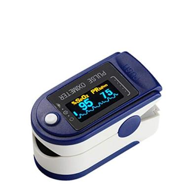 Imagem de Oximéter de pulso Memund Fingertip com monitoramento digital multiuso e SpO2 com visor digital LED para esportes ou uso diário