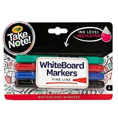Imagem de Crayola Low Odor Dry Erase Markers, Chisel Tip, Assorted Colors, 12Count