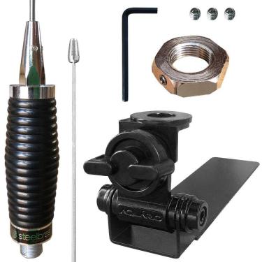 Imagem de Antena Enfeite Bobinada Camionete Caminhonete Pickup Carroceria Adaptável Anti Furto