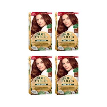 Imagem de Coloraçao Soft Color 54 Castanho Acobreado-Kit C/4Un