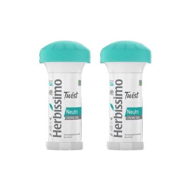 Imagem de Desodorante Herbissimo Stick Creme Neutro 45G - Kit Com 2Un