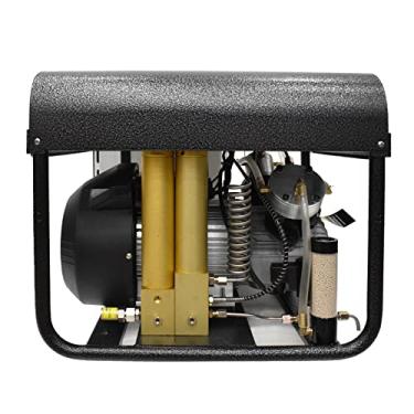 Imagem de Compressor de ar PCP TUDIVING-4500Psi, compressor de ar de mergulho com desligamento automático integrado, filtro duplo de óleo-água para tanque de mergulho, rifles de ar, armas de paintball 110V