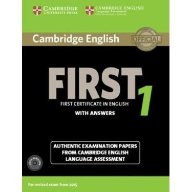 Imagem de Cambridge English First 1 - Student's Book With Answers And Audio Cd (