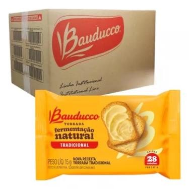 Imagem de Torrada Tradicional Bauducco Caixa Com 126 Sachês