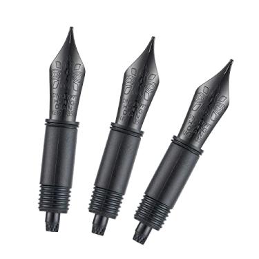 Imagem de Conjunto de pontas pretas Hongdian de 3 peças (extrafina, fina e média) para 1860 Max, 1837, 660, CA35, WA35, N2, N23 e N8 com ponta substituída #06