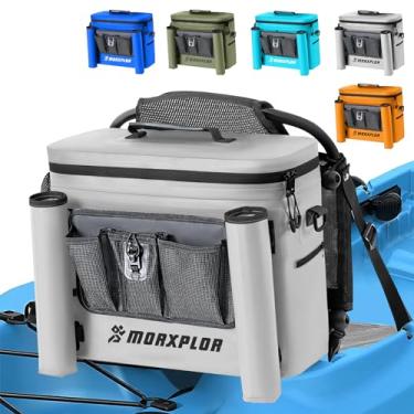 Imagem de Cooler para caiaque, impermeável para caiaque, bolsa térmica de acessórios de caiaque, baú de gelo protable, refrigerador de praia, refrigerador de viagem para acampamento ou lancheira