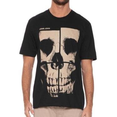 Imagem de Camiseta John John Fit Skull Square Masculina-Masculino