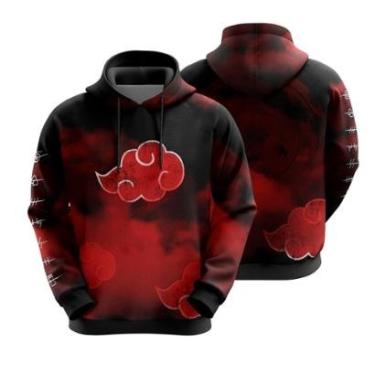 Imagem de Blusa Moletom Sublimação Blusão Full Print com Capuz Anime Novidade-Unissex