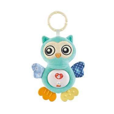 Imagem de Clio Pets Corujinha Azul Móbile Musical Pelúcia Mobile Musical Zoop Toys para Bebês e Crianças com Luz e Sons